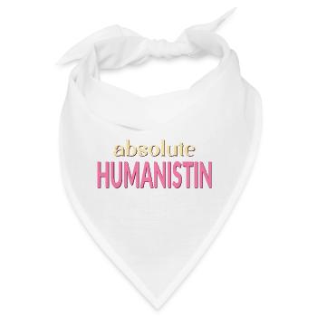 Humanismus Menschlichkeit - Bandana - Weiß - Vorne