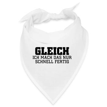 gleich - Bandana - Weiß - Vorne