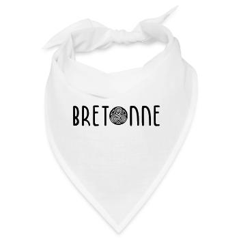 Bretonisch - Bretagne - Bandana - Weiß - Vorne