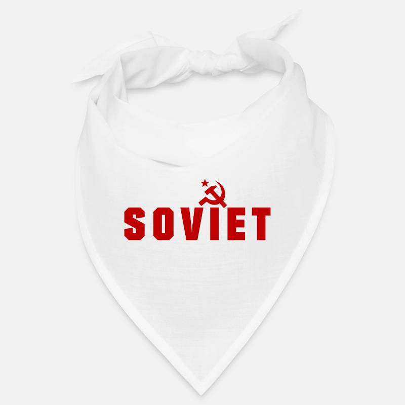 Soviet - Russia - Bandana - white