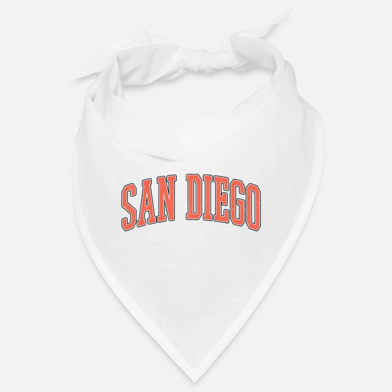 Conception des polices de blocs de San Diego Bandana