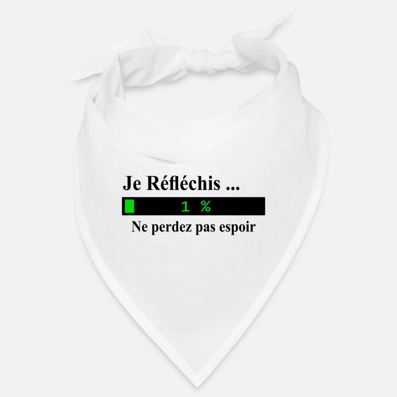 Je réfléchis ne perdez pas espoir Bandana