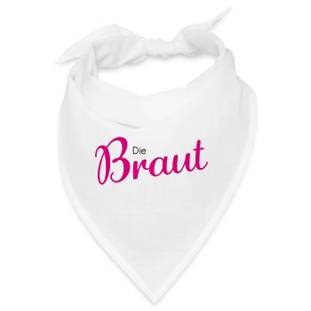 Die Braut - Bandana - Weiß - Vorne