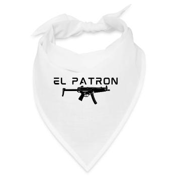 El Patron – Der Leader Look - Bandana - Weiß - Vorne