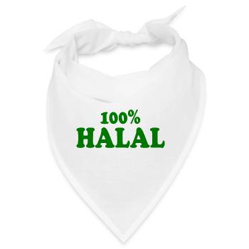 Halal - Bandana - Weiß - Vorne