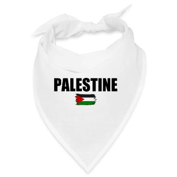 Palästina Palestina - Bandana - Weiß - Vorne