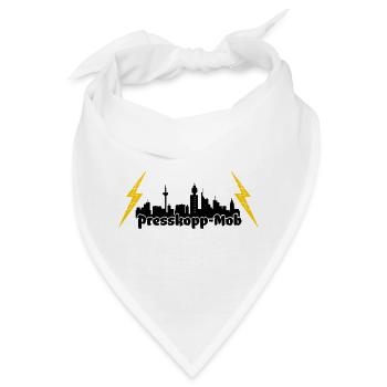 Presskopp Mob - ffm Skyline - Bandana - Weiß - Vorne