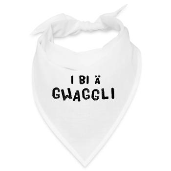 I bi ä Gwaggli - Bandana - Weiß - Vorne