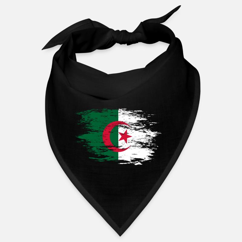 Drapeau de l’Algérie utilisé Bandana