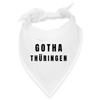 Gotha Thüringen - Bandana - Weiß - Vorne