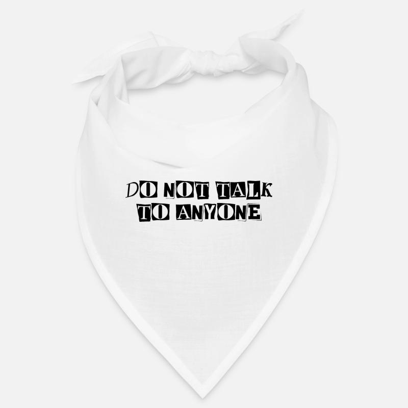 Introvert Ransom Note Bandana