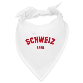 BERN Switzerland Suisse Schweiz - Bandana - Weiß - Vorne