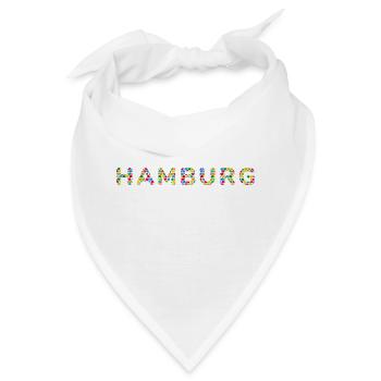 Hamburg T-Shirt – Hafenstadt-Style - Bandana - Weiß - Vorne