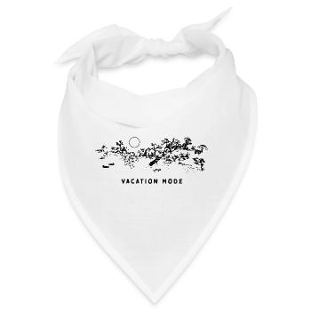 URLAUBSMODUS - Bandana - Weiß - Vorne