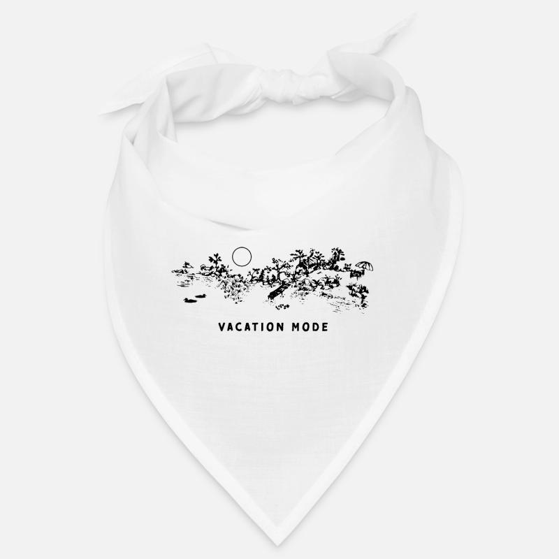 MODE VACANCES - Bandana - blanc