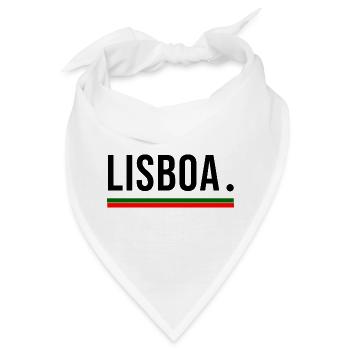 Lisboa – Minimal Streetwear Shirt - Bandana - Weiß - Vorne
