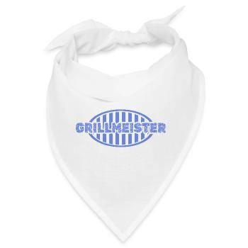 Grillmeister - Bandana - Weiß - Vorne