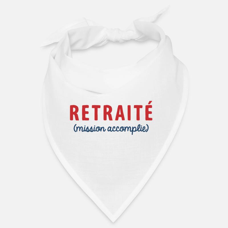Retired Mission Accomplished Humor Retirement Bandana