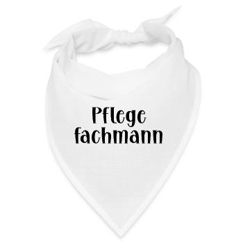 Pflegefachmann Pflege - Bandana - Weiß - Vorne