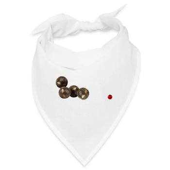 Boule-Spiel - Bandana - Weiß - Vorne