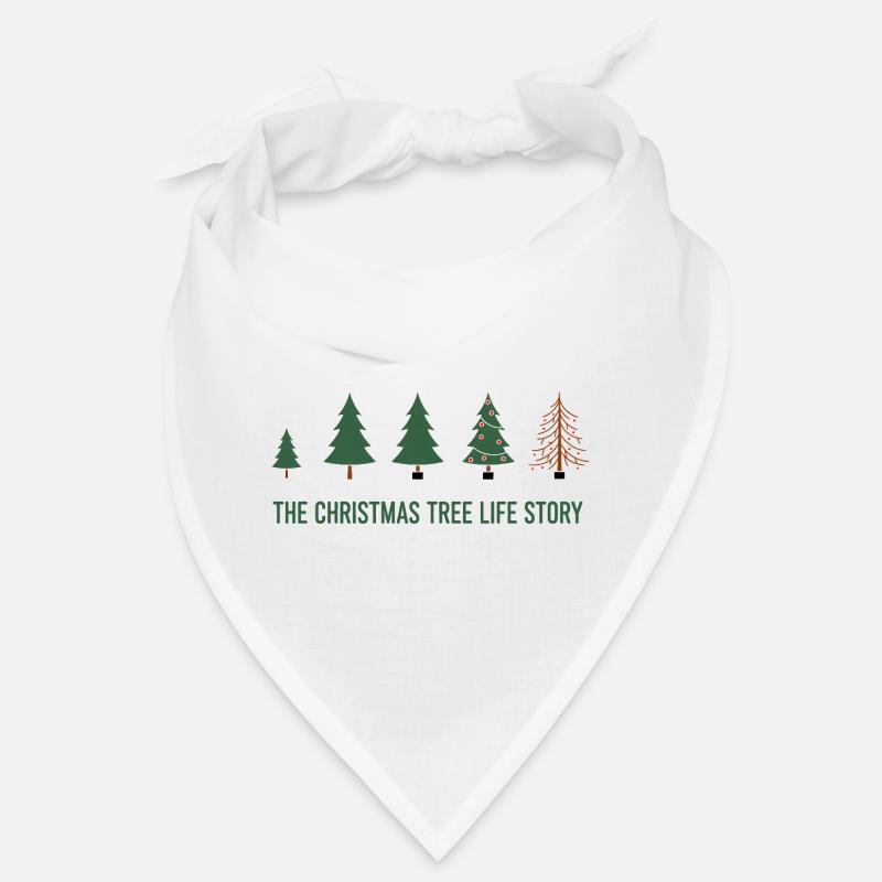 Évolution de l’arbre de Noël - Conception amusante de Noël Bandana