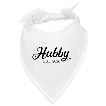 HUBBY est 2026 - Bandana - Weiß - Vorne