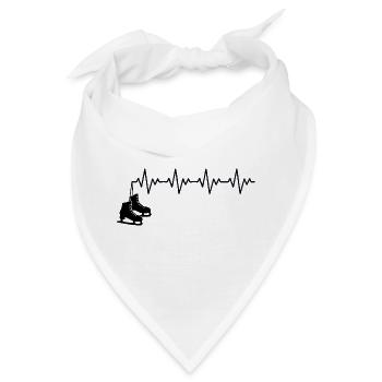 Schlittschuhe Eiskunstläufer Schlittschuh EKG - Bandana - Weiß - Vorne