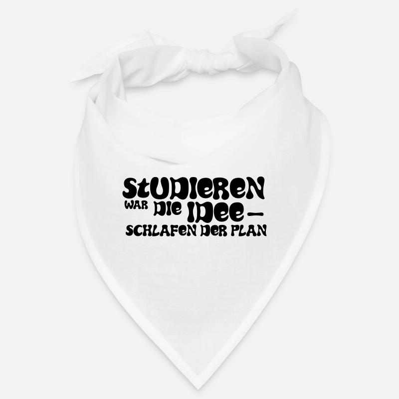 Studying was the idea – sleeping was the plan Bandana