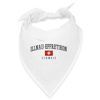 Illnau-Effretikon Schweizer Flaggenemblem - Bandana - Weiß - Vorne