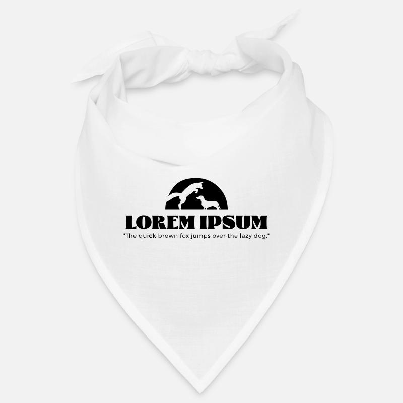 LoremIpsum – the quick brown fox ... Bandana