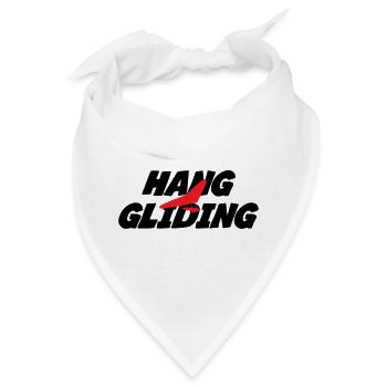 Intensive rote Drachenfliegergrafik - Bandana - Weiß - Vorne