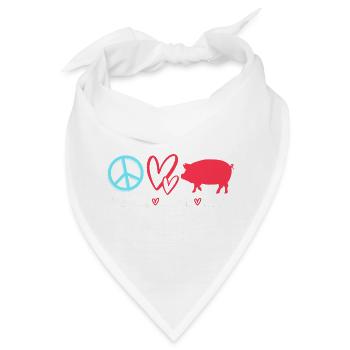 Viehzüchter Vieh - Bandana - Weiß - Vorne