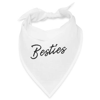 Besties forever  - Bandana - Weiß - Vorne
