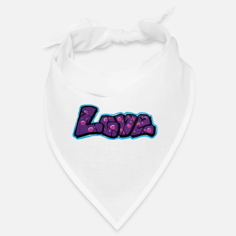 Love Graffiti Bubble Style Bandana