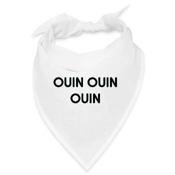 Quin Quin Monochrome Echo - Bandana - Weiß - Vorne