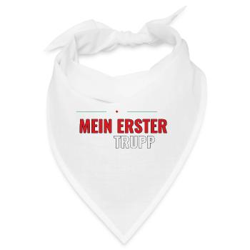 Mein erster Trupp – Geschenk Jugendfeuerwehr - Bandana - Weiß - Vorne