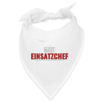 Trittfest – Shirt für Fahrradpendler Geschenkidee - Bandana - Weiß - Vorne