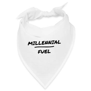 Avocado - Millennial Fuel - Guacamole - Bandana - Weiß - Vorne
