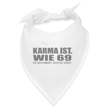 Karma 69  - Bandana - Weiß - Vorne