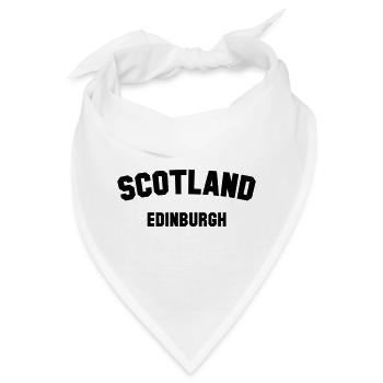 EDINBURGH Scotland Schottland - Bandana - Weiß - Vorne