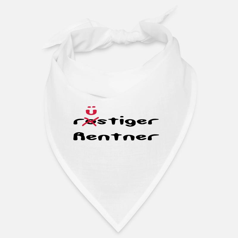 rusty / sprightly pensioner - Bandana - white