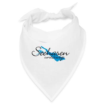 Seehasen vom Bodensee unterwegs - Bandana - Weiß - Vorne