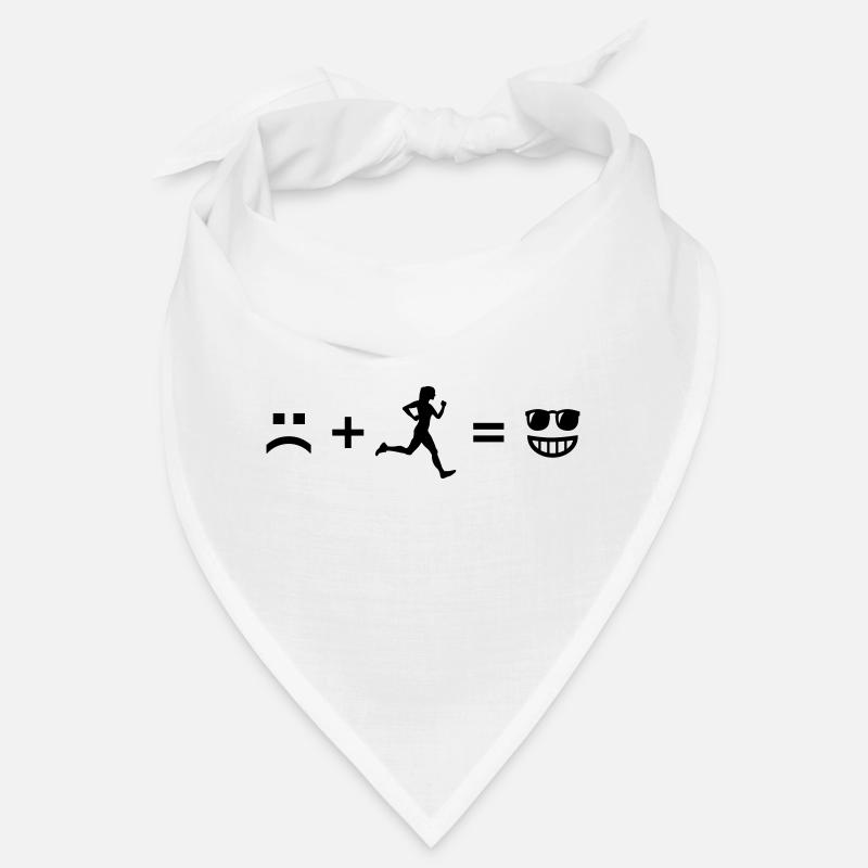 La course rend heureux, formule de la chance du coureur Bandana