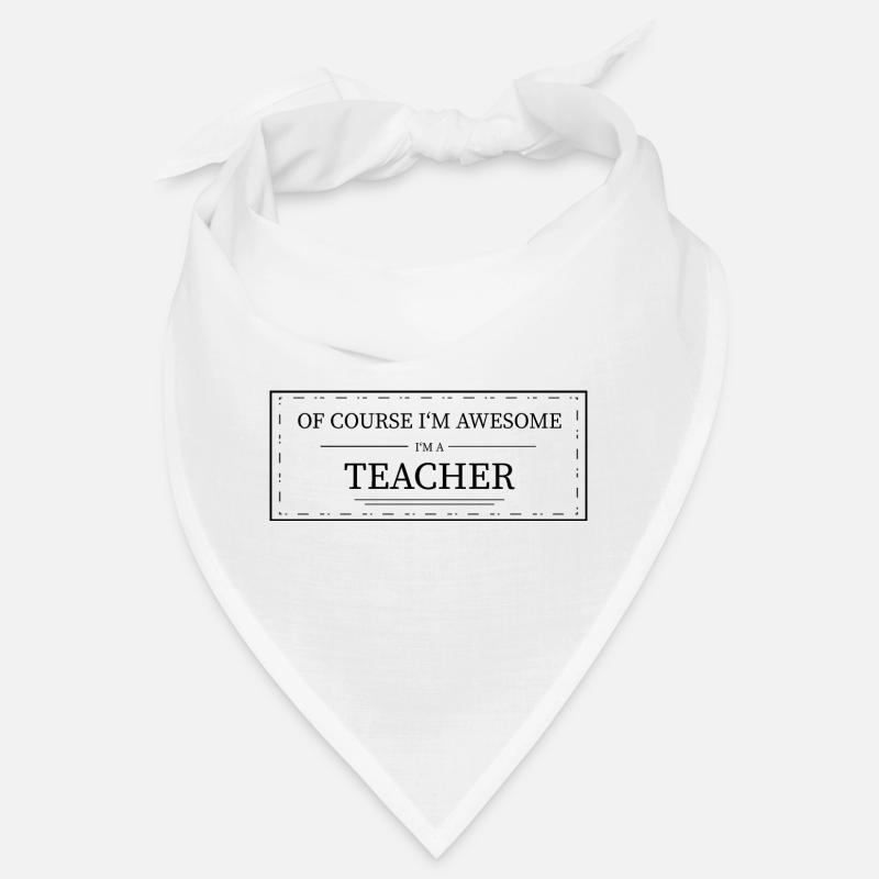 Lehrer - Bandana - Weiß