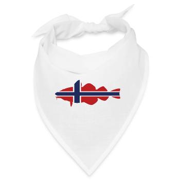 Dorsch Norwegen - Bandana - Weiß - Vorne