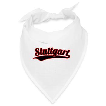 Stuttgart Sport Schriftzug - Bandana - Weiß - Vorne