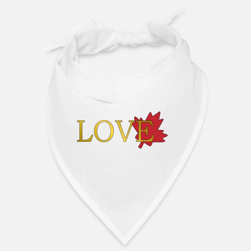 Amour Feuille d'érable du canada Bandana