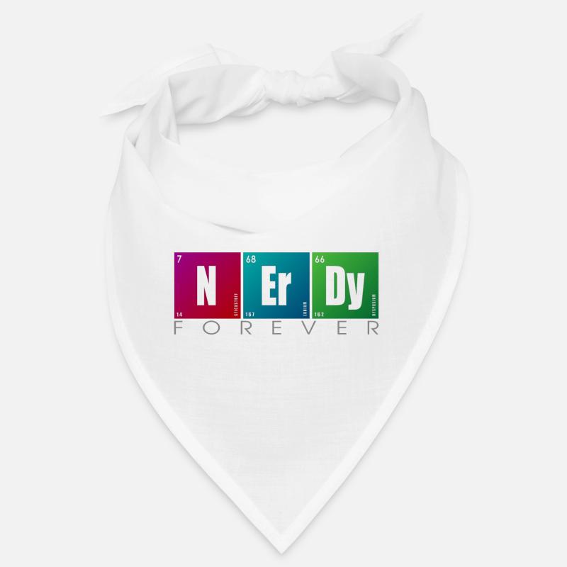 NERDY forever - NERDY Elements - Bandana - blanc