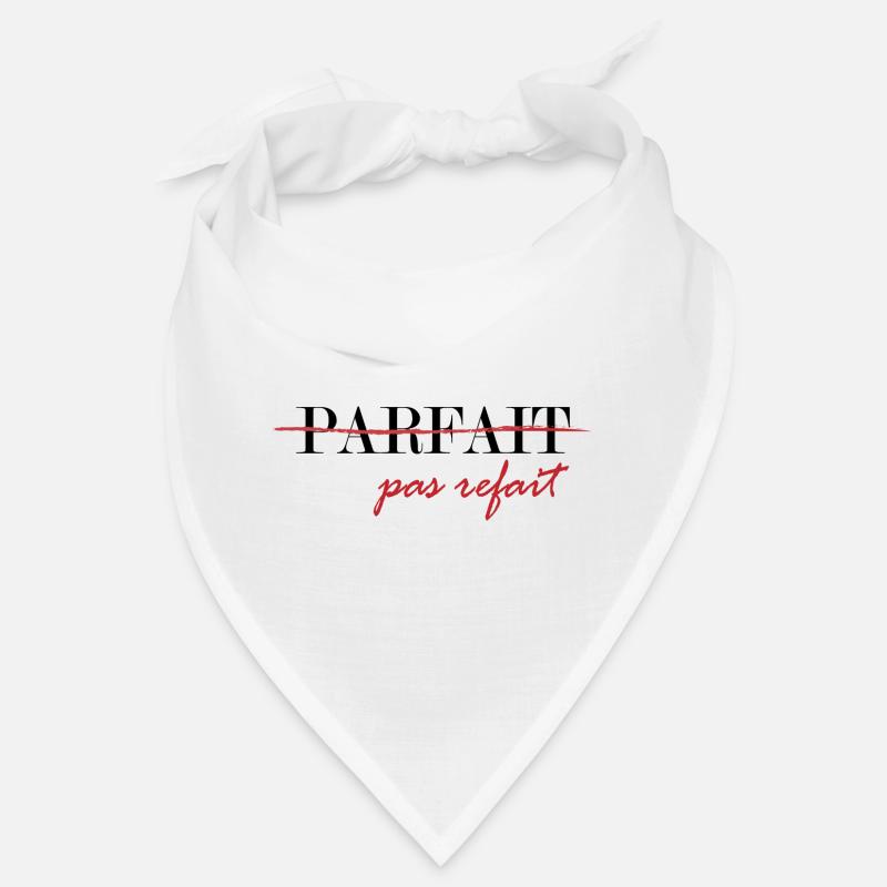 Parfait, pas refait (noir) Bandana