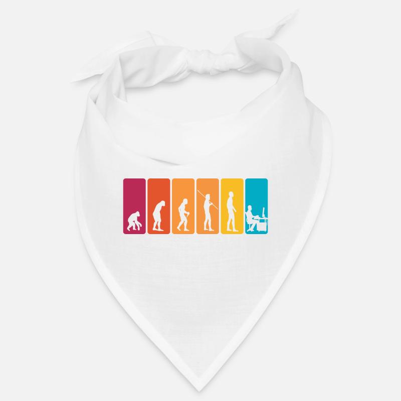 Gamer Evolution Awesome Vintage Evolution Of Man Bandana